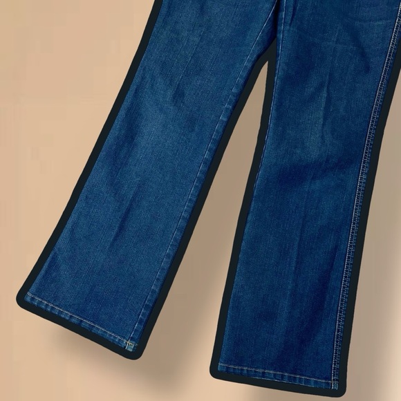 Lafayette 148 New York Dark Wash Classic Bootcut Jeans Size 6 Petite - Picture 8 of 16